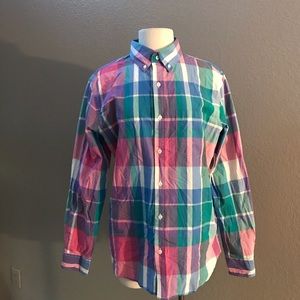 NWT Old Navy Regular Fit Plaid Shirt sz M